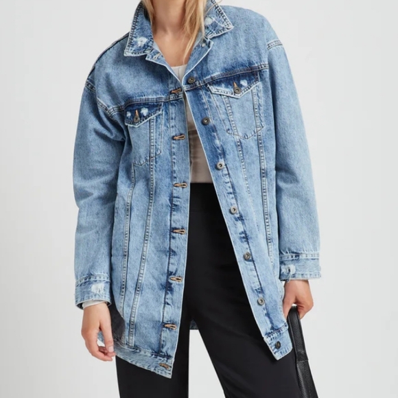 Marcella NYC Jackets & Blazers - Marcella NYC Rio Denim Jacket Oversized Fit, size XXL
